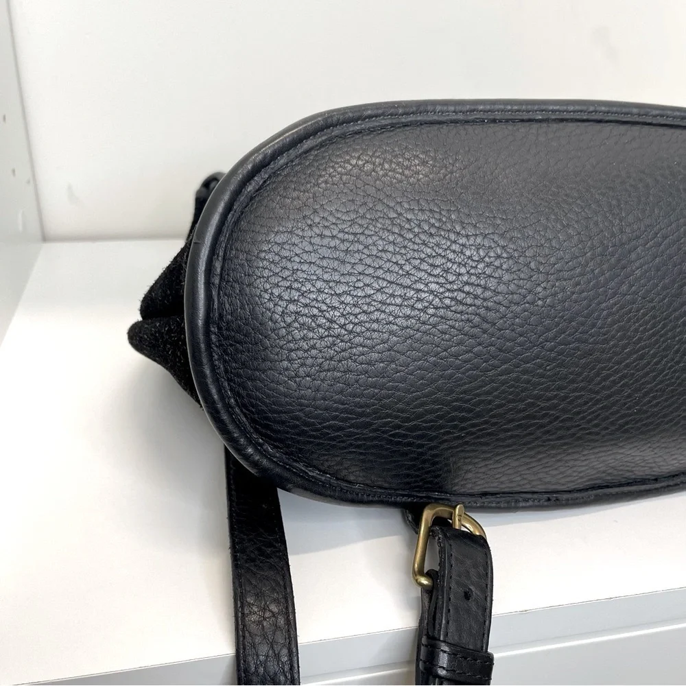 VTG 1996 COACH 9016 Black Leather/Suede Berkeley Women Backpack Made in The US